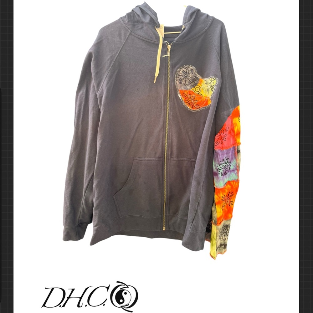 Colorful Patchwork Hoodie